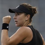 Belinda Bencic est "perdue" sans sa fille Bella, a-t-elle confié à Keystone-ATS KEYSTONE/AP/Adam Hunger